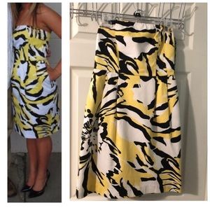 Express strapless dress